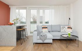 Modern Studio With Balcony Warsaw Mokotow By Noclegi Renters